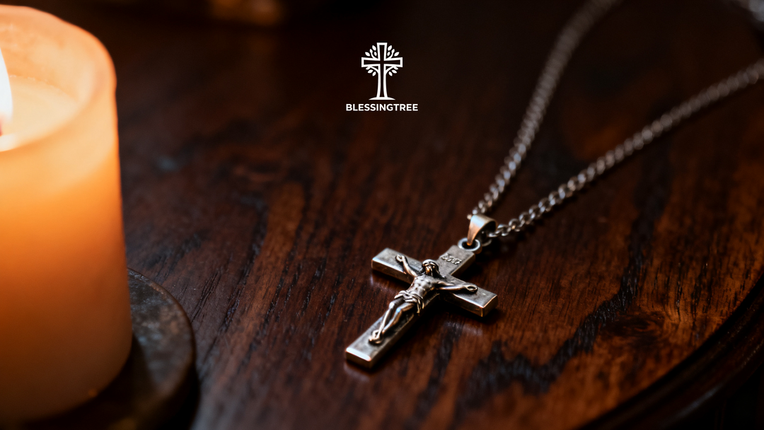 Crucifix vs Cross Necklace - BlessingTree