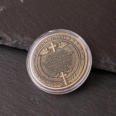 BlessingTree Archangel Michael Protection Coin – Classic Guardian Token of Strength and Faith